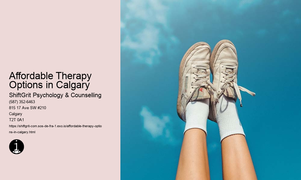 Affordable Therapy Options in Calgary