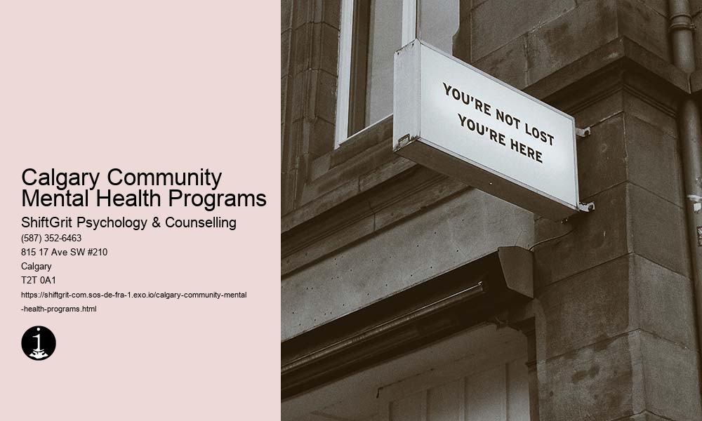 Calgary Community Mental Health Programs